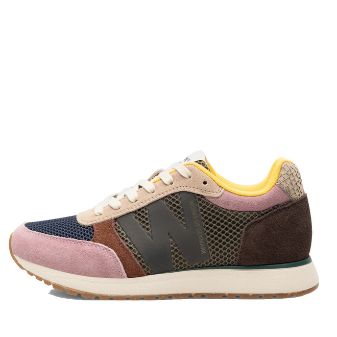 Woden Ronja Icon Dark Algae Multi Lace Up Sneaker