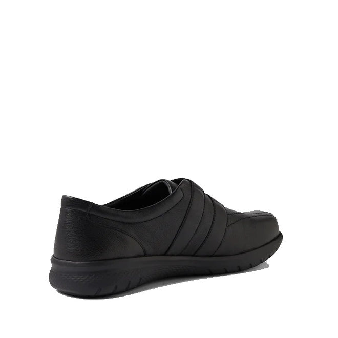 Ziera Sonnye XW Women's Casual Sneaker Velcro Black Leather