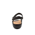 Ziera Beaux W Wide Womens Black Leather Sandal