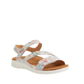 Ziera Boyde Almond Floral XW Womens Leather Sandal