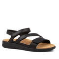 Ziera Boyde Black  XW Womens Leather Sandal