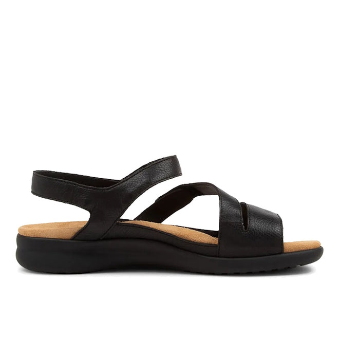 Ziera Boyde Black  XW Womens Leather Sandal