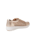 Ziera Shovo Platino XF ZR Womens Casual Zip Leather Sneaker
