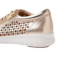 Ziera Shovo Platino XF ZR Womens Casual Zip Leather Sneaker