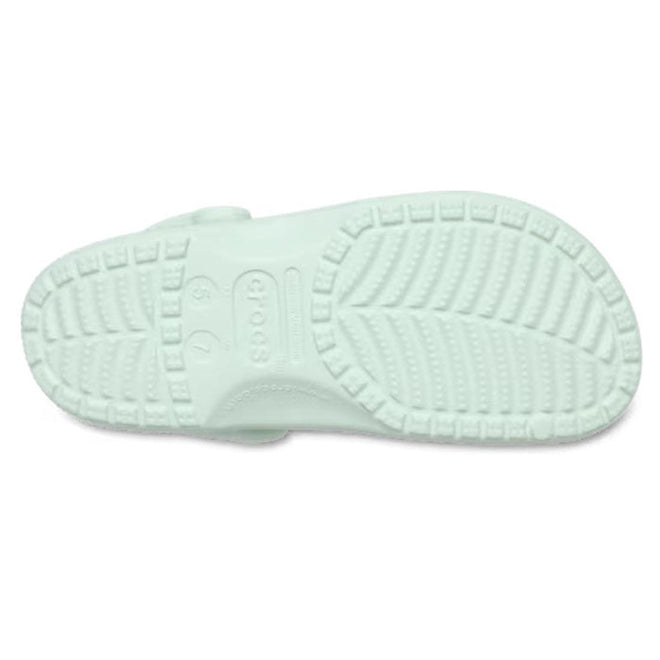 crocs adults mint tint Light green sandal sole with textured pattern on a white background,
198445189661,
198445189678,
198445189685,
198445189692,
198445189708,
198445189715,
198445189609,