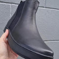 Alfie & Evie Womens Eagle Black Chelsea Ankle Boot Zip