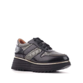 Alfie & Evie Helena  Black Khaki Womens Shoe Platform