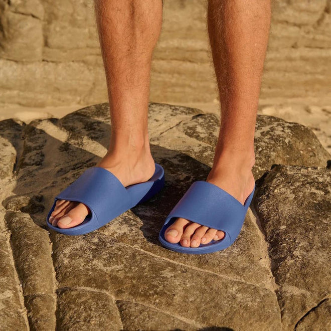 Archies Arch Support Slide Capri Blue