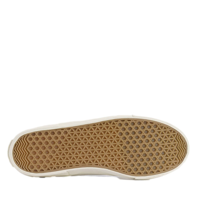 The image displays the sole of the Barbour Mens Stanhope Canvas Lace Up Trainer in black, showing a tan rubber outsole with a waffle-grid and hexagonal grips, viewed from below on a white background., 5063669167076, 5063669167014, 5063669167021