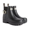 Barbour Hepburn Platform Ankle Wellingtons Boots Black
