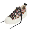 Barbour Womens Stanhope Canvas Trainer Pink Leopard