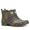 Barbour Wilton Classic Tartan Chelsea Wellingtons Womens Rainboot