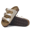 Birkenstock Florida Birko Flor Birkibuc Regular Width Graceful Peral White