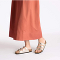 Birkenstock Florida Birko Flor Birkibuc Regular Width Graceful Peral White
