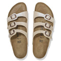 Birkenstock Florida Birko Flor Birkibuc Regular Width Graceful Peral White