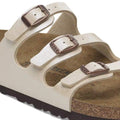 Birkenstock Florida Birko Flor Birkibuc Regular Width Graceful Peral White