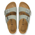 BIRKENSTOCK Arizona Birko Flor Pure Sage Regular Width 2 Strap Sandal