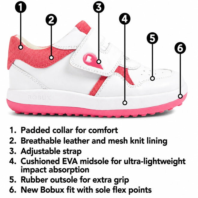 Bobux KP Kids Plus Baseline Leather Sneaker Purple Haze