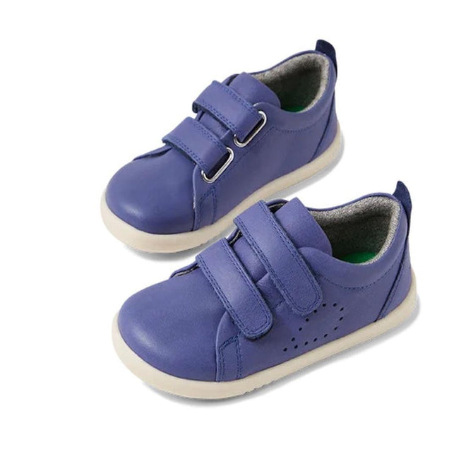 Bobux Iwalk Grass Court Future Dusk Blue/Purple Leather Trainer 640511