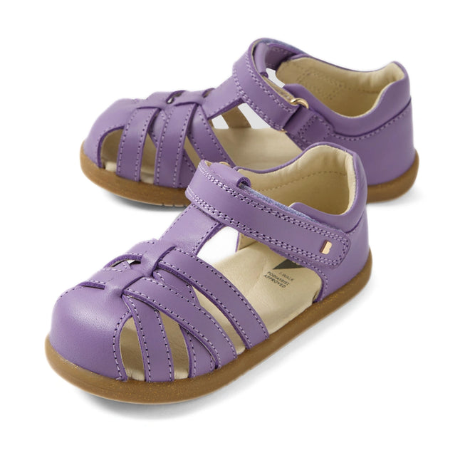 Bobux Iwalk IW Cross Jump Toddlers Purple Haze Leather Sandal