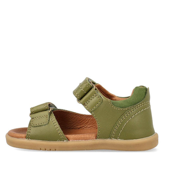 Bobux IW Iwalk Driftwood Sandal Sea Kelp Green Open Toe 633618
