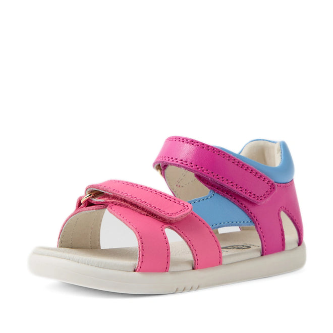 Bobux IWalk Dune Toddlers Sandal Rose Violet Bright Pink Open Toe