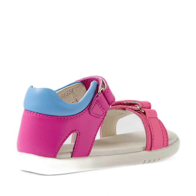 Bobux IWalk Dune Toddlers Sandal Rose Violet Bright Pink Open Toe