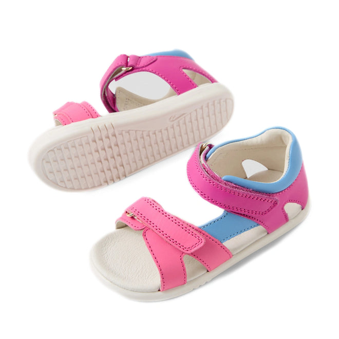 Bobux IWalk Dune Toddlers Sandal Rose Violet Bright Pink Open Toe