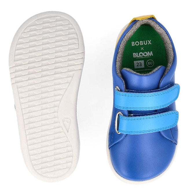 Bobux Iwalk Grass Court Azzure Blue Leather Trainer 640507