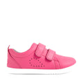 Bobux Iwalk Toddlers Grass Court Pink Lemonade Leather Trainer