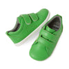 Bobux Iwalk Toddlers Grass Court Retro Green Leather Trainer