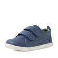 Bobux Iwalk Toddlers Grass Court Vintage Indigo Blue Leather Trainer