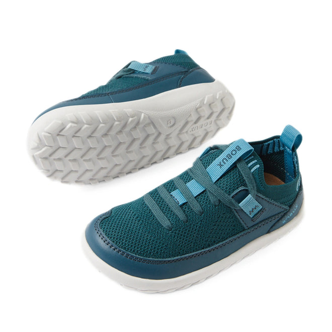 Bobux Iwalk Toddlers Meta Sneakers Mediterranean Green Barefoot