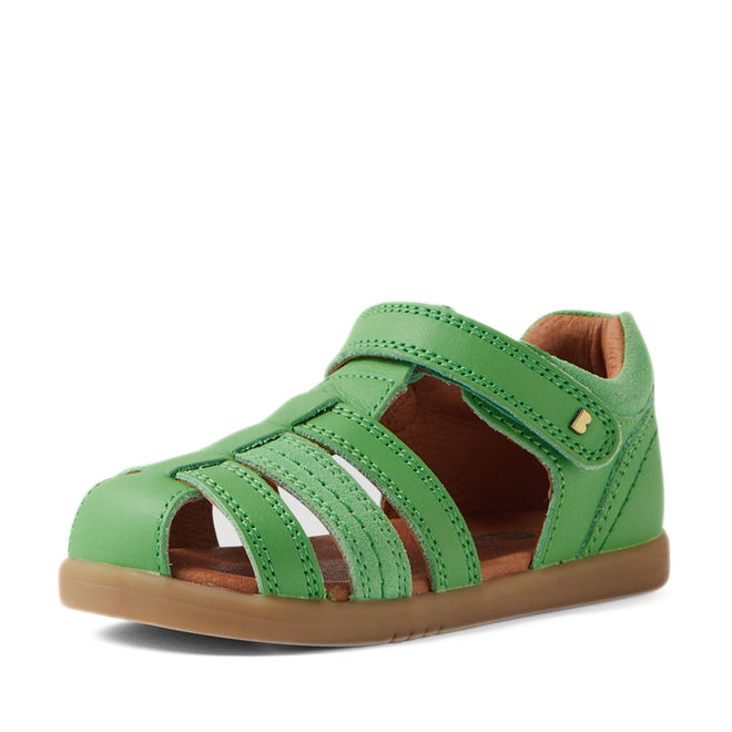 Bobux IWalk Roam Sandal Retro Green Closed Toe Toddlers
