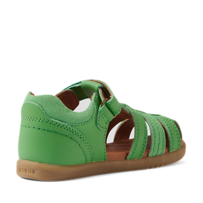 Bobux IWalk Roam Sandal Retro Green Closed Toe Toddlers