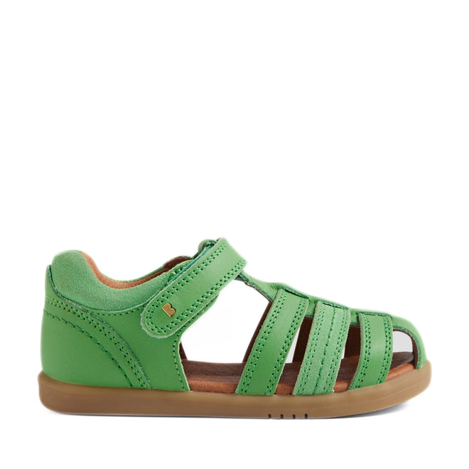 Bobux IWalk Roam Sandal Retro Green Closed Toe Toddlers