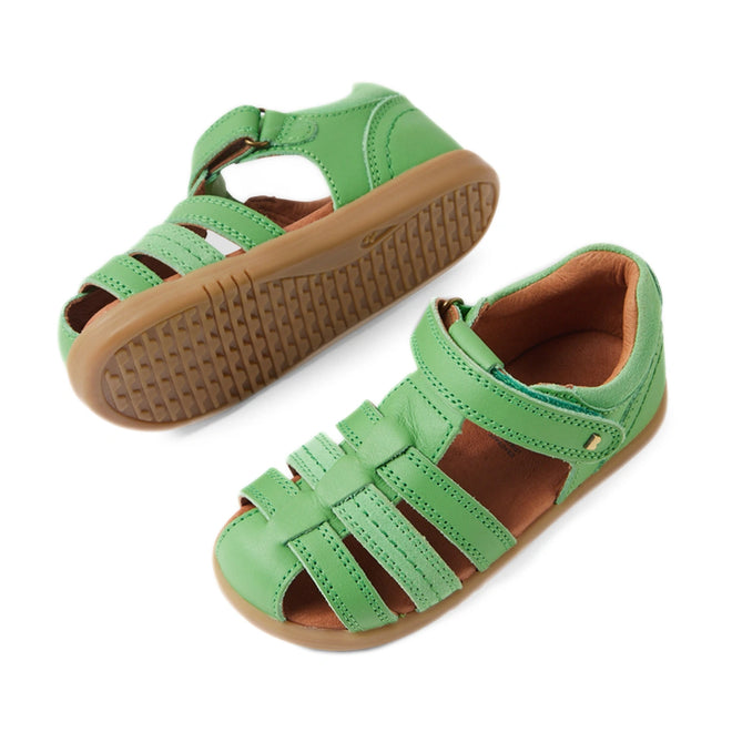 Bobux IWalk Roam Sandal Retro Green Closed Toe Toddlers