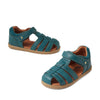 Bobux IWalk Roam Sandal Mediterranean Green Closed Toe Toddlers