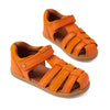 Bobux IWalk Roam Sandal Orange Peel Closed Toe Toddlers