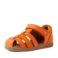 Bobux IWalk Roam Sandal Orange Peel Closed Toe Toddlers