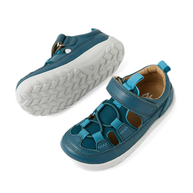 Bobux IW Iwalk Rocky Mediterranean Green Closed Toe Sandal Barefoot