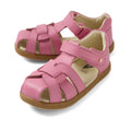 Bobux IWalk Skip Twist Sandal Cashmere Rose Pink Closed Toe Toddlers
