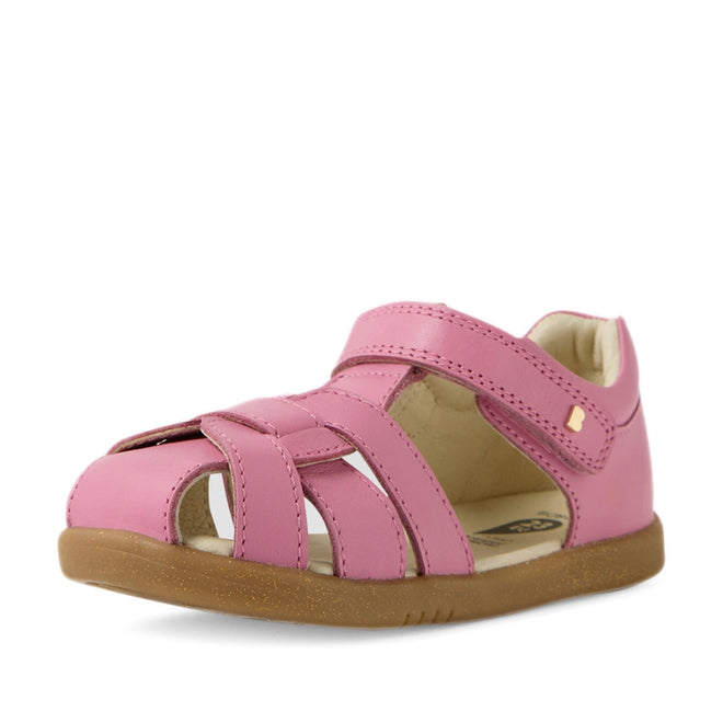 Bobux IWalk Skip Twist Sandal Cashmere Rose Pink Closed Toe Toddlers