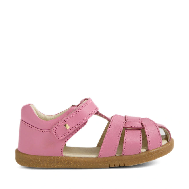 Bobux IWalk Skip Twist Sandal Cashmere Rose Pink Closed Toe Toddlers