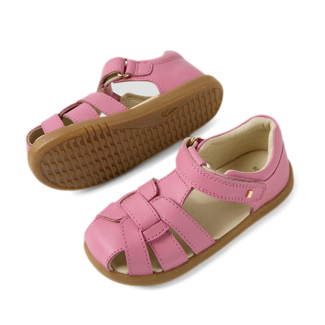 Bobux IWalk Skip Twist Sandal Cashmere Rose Pink Closed Toe Toddlers