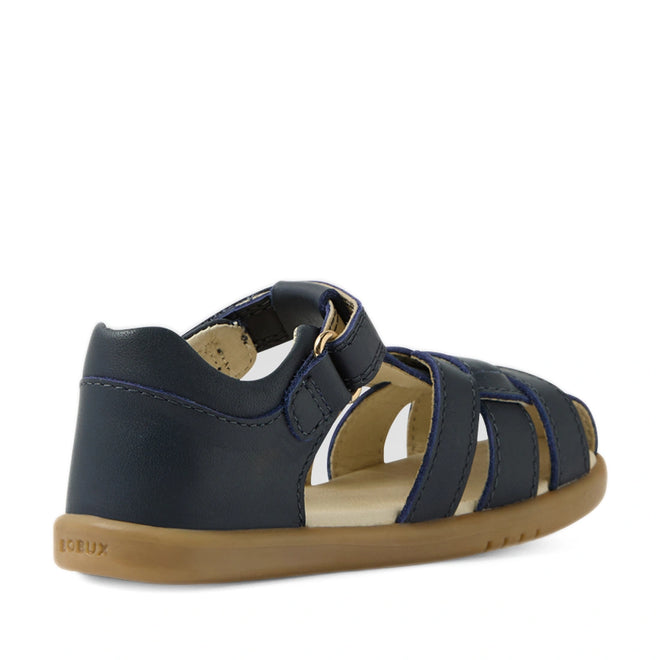 Bobux IWalk Skip Twist Sandal Navy Closed Toe Toddlers