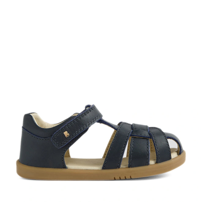 Bobux IWalk Skip Twist Sandal Navy Closed Toe Toddlers