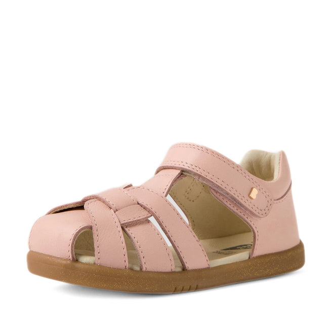 Bobux IWalk Skip Twist Sandal Cameo Rose Pink Closed Toe Toddlers