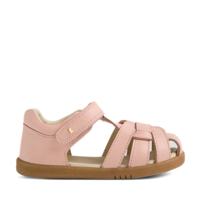 Bobux IWalk Skip Twist Sandal Cameo Rose Pink Closed Toe Toddlers
