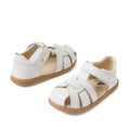 Bobux IWalk Skip Twist Sandal White Closed Toe Toddlers